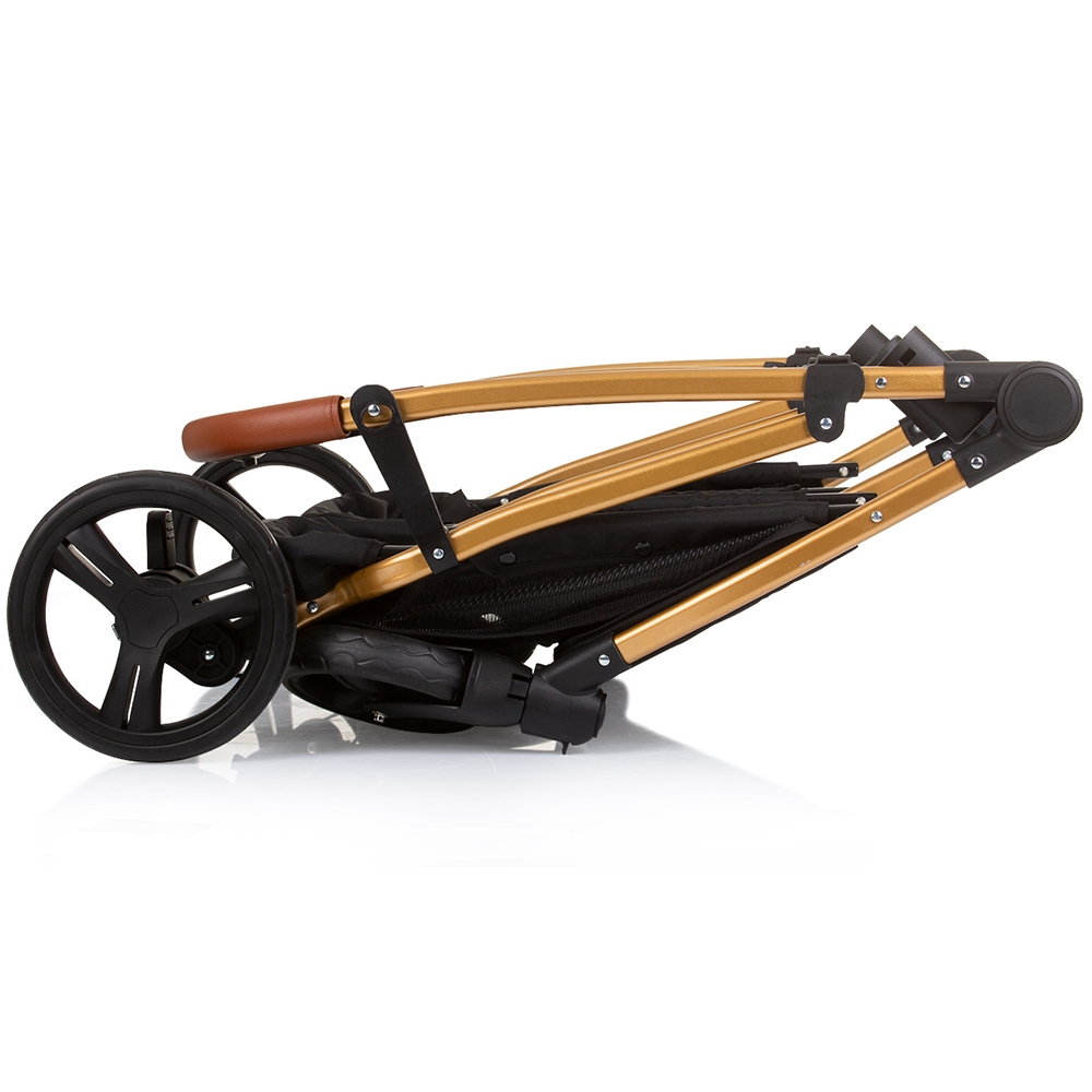 Carucior gemeni Chipolino Duo Smart 2 in 1 obsidian leaves - imagine 9