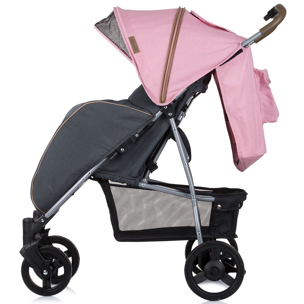 Carucior sport Chipolino Mixie blush cu husa picioare - imagine 5
