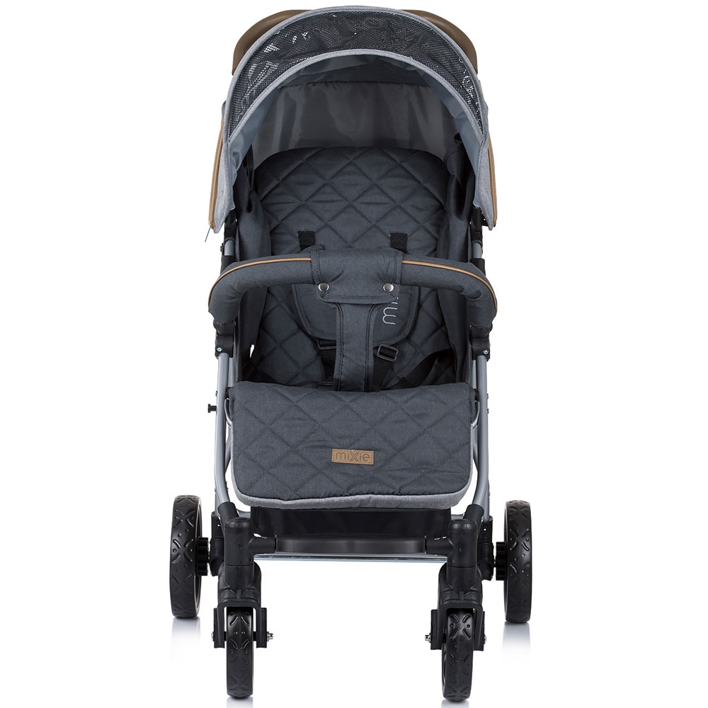 Carucior sport Chipolino Mixie platinum cu husa picioare - imagine 3
