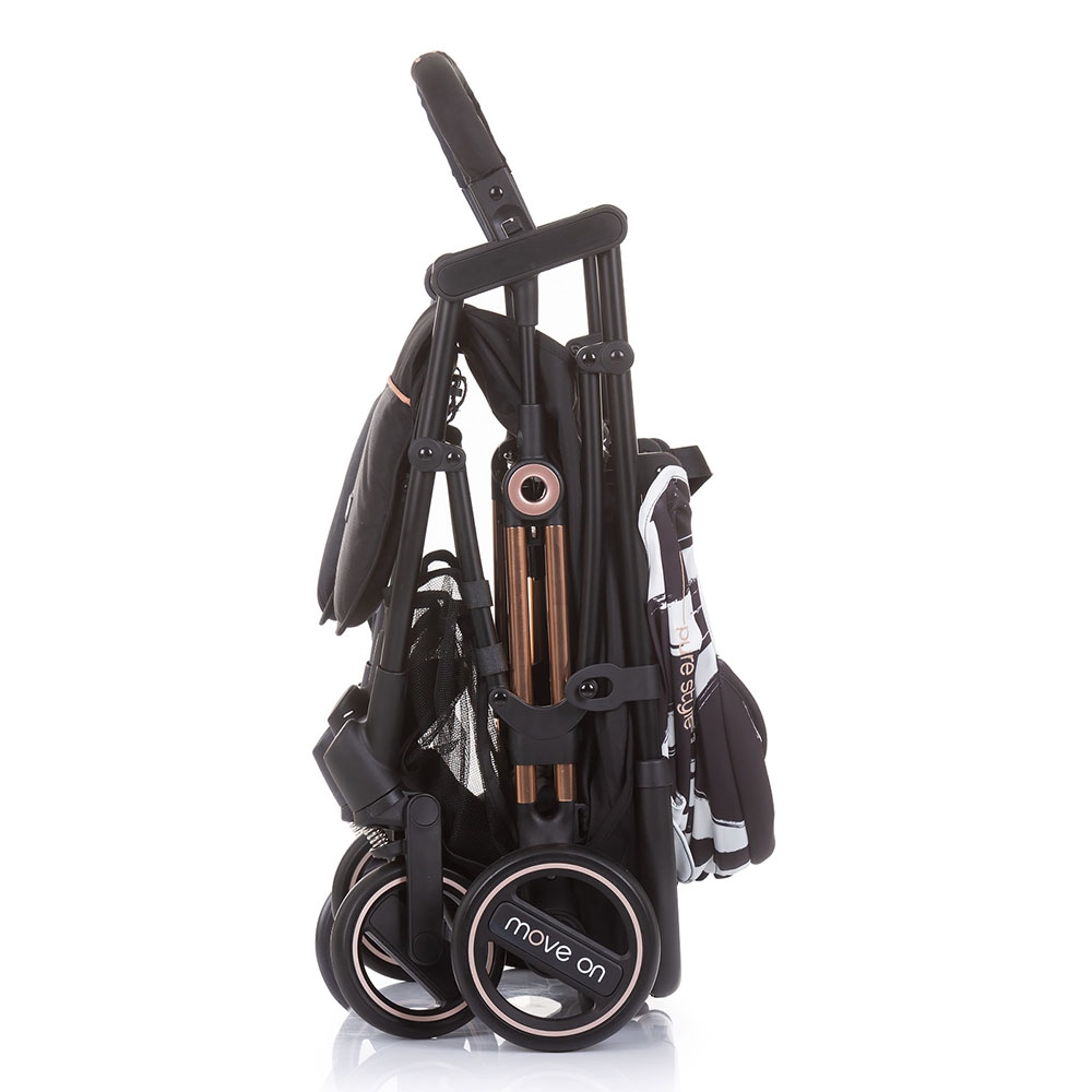 Carucior sport Chipolino Move On black white - imagine 4