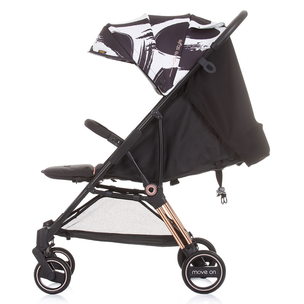 Carucior sport Chipolino Move On black white - imagine 3