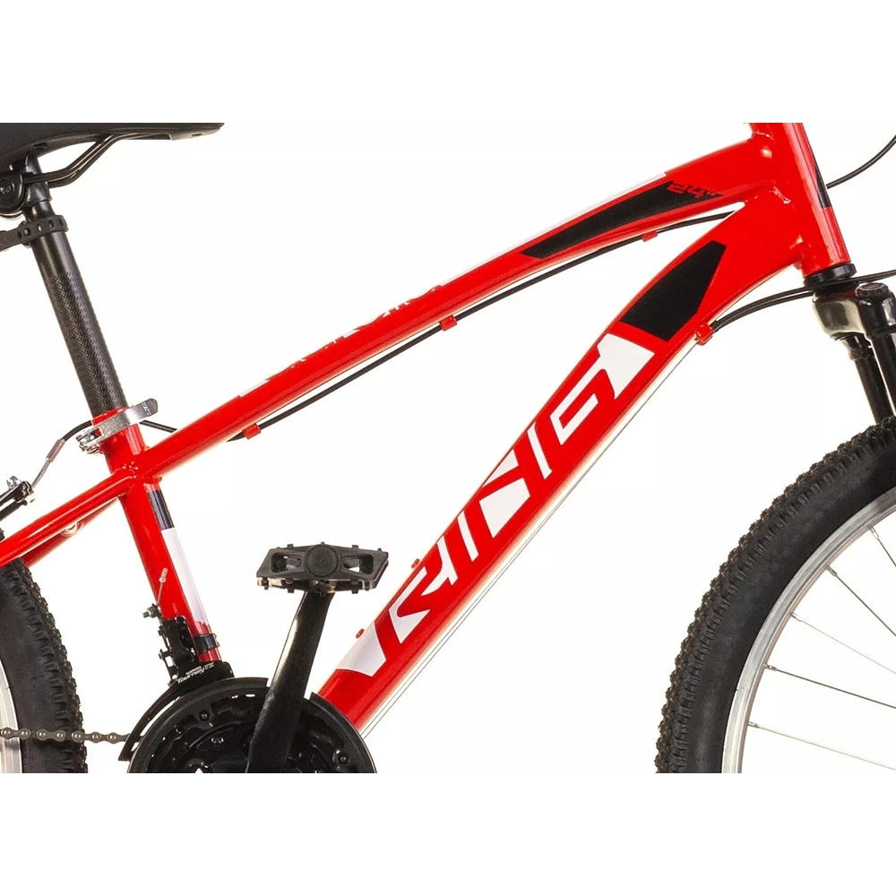 Bicicleta Dino Bikes 24'' MTB barbati Ring rosu - imagine 3