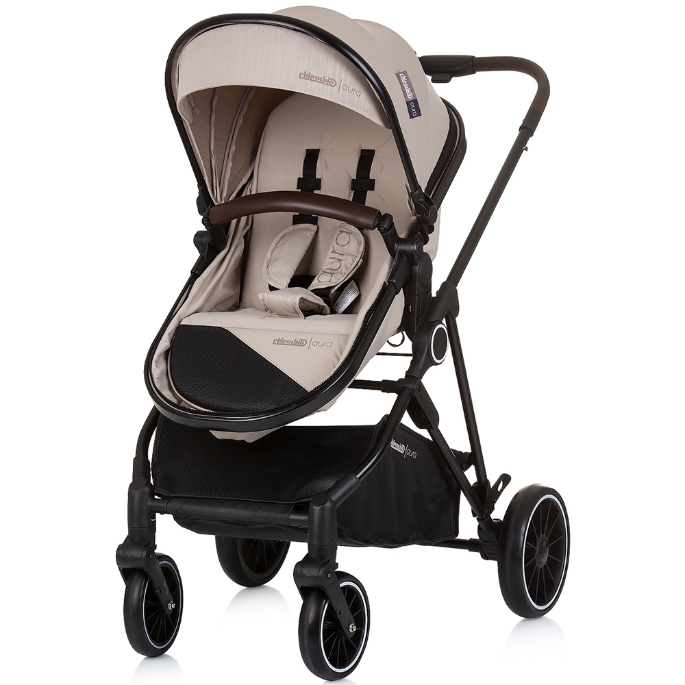 Carucior Chipolino Aura 2 in 1 macadamia - imagine 2