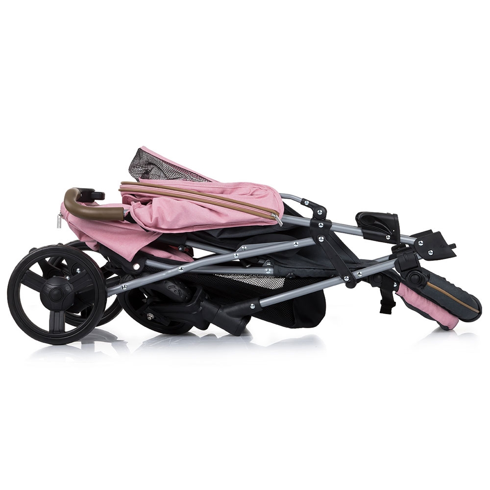 Carucior sport Chipolino Mixie blush cu husa picioare - imagine 7