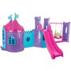 Casuta cu tobogan si leagan pentru copii Pilsan Castle with Slide and Swing purple Casuta cu tobogan si leagan pentru copii Pilsan Castle with Slide and Swing purple