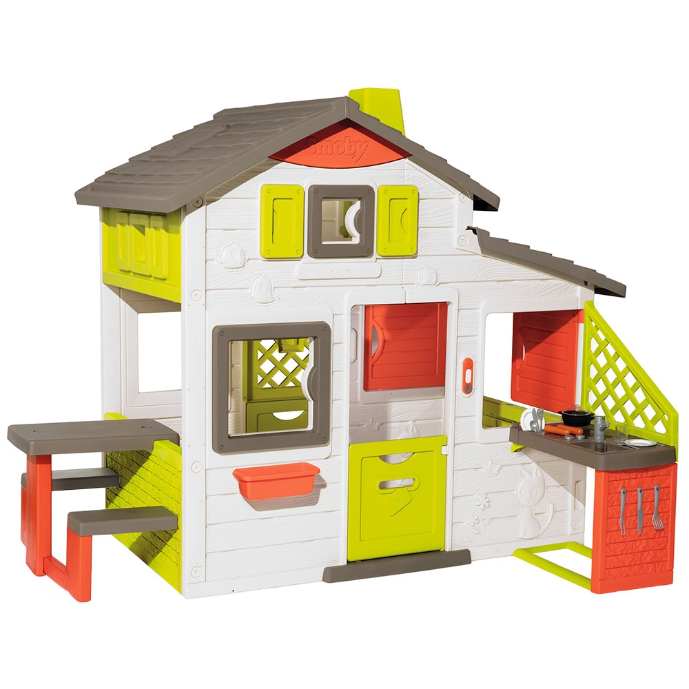 Casuta pentru copii Smoby Friends Playhouse Neo cu bucatarie Casuta pentru copii Smoby Friends Playhouse Neo cu bucatarie