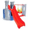 Centru de joaca Pilsan Castle Slide and Swing Set grey Centru de joaca Pilsan Castle Slide and Swing Set grey