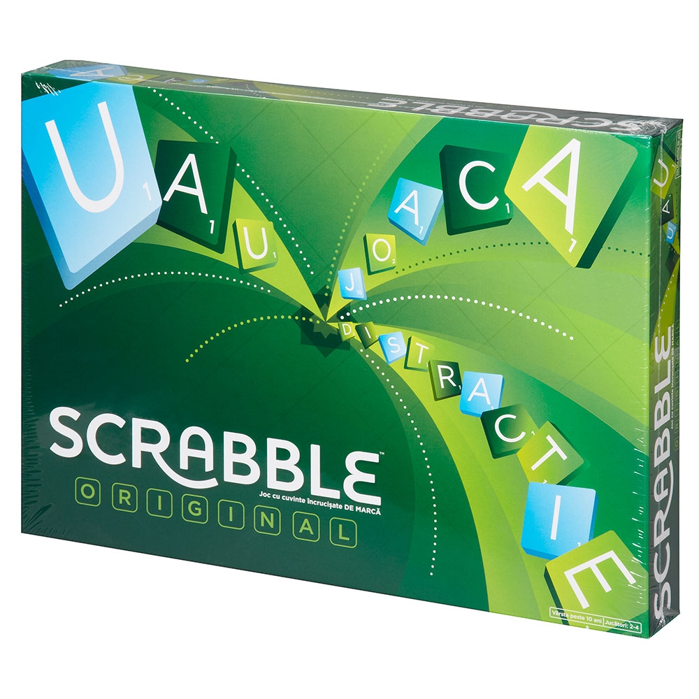 Joc Mattel Games Scrabble original in limba romana Joc Mattel Games Scrabble original in limba romana