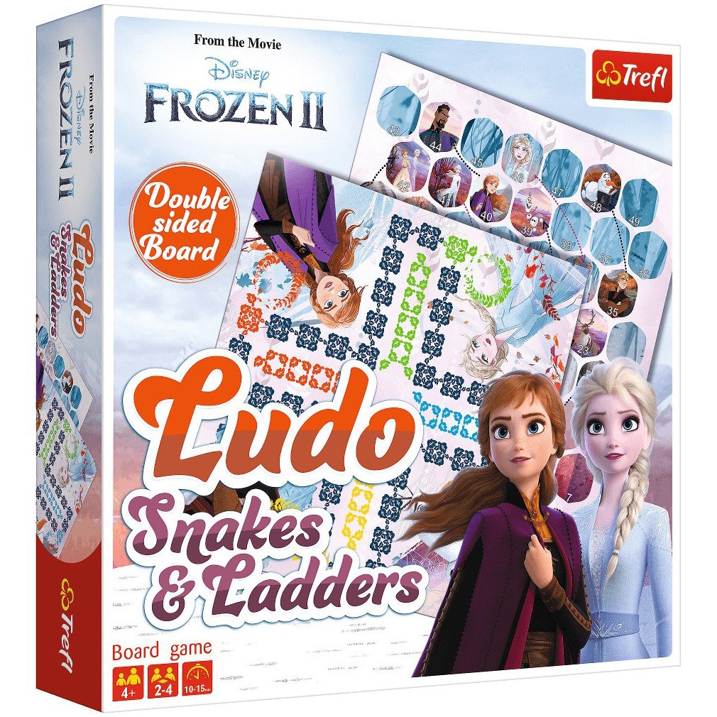 Joc Trefl Disney Frozen 2, Serpisori si scari 2 in 1 Joc Trefl Disney Frozen 2, Serpisori si scari 2 in 1