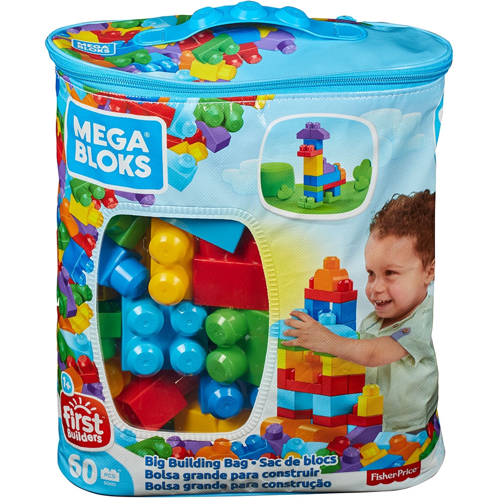 Jucarie Fisher Price Mega Blocks Primele Cuburi de construit 60 piese Jucarie Fisher Price Mega Blocks Primele Cuburi de construit 60 piese