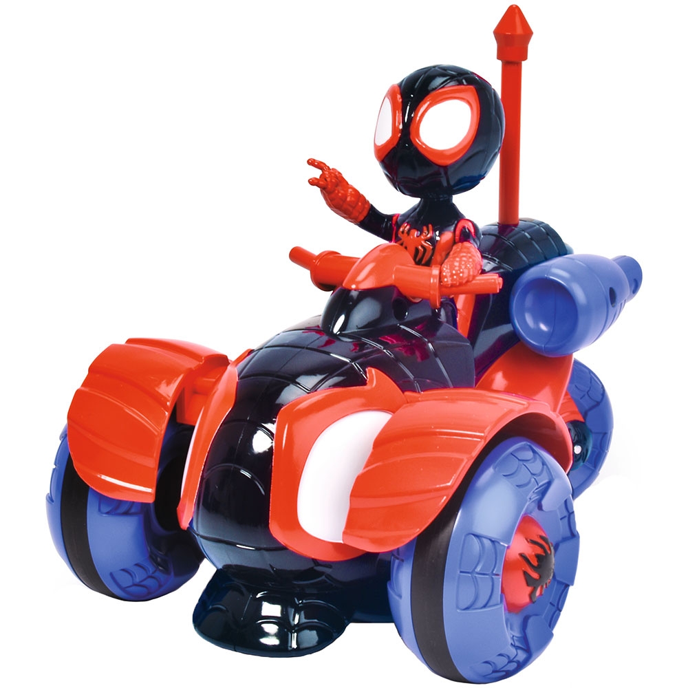 Masina Jada Toys RC Miles Morales Techno-Racer 1:24 17 cm cu telecomanda Masina Jada Toys RC Miles Morales Techno-Racer 1:24 17 cm cu telecomanda