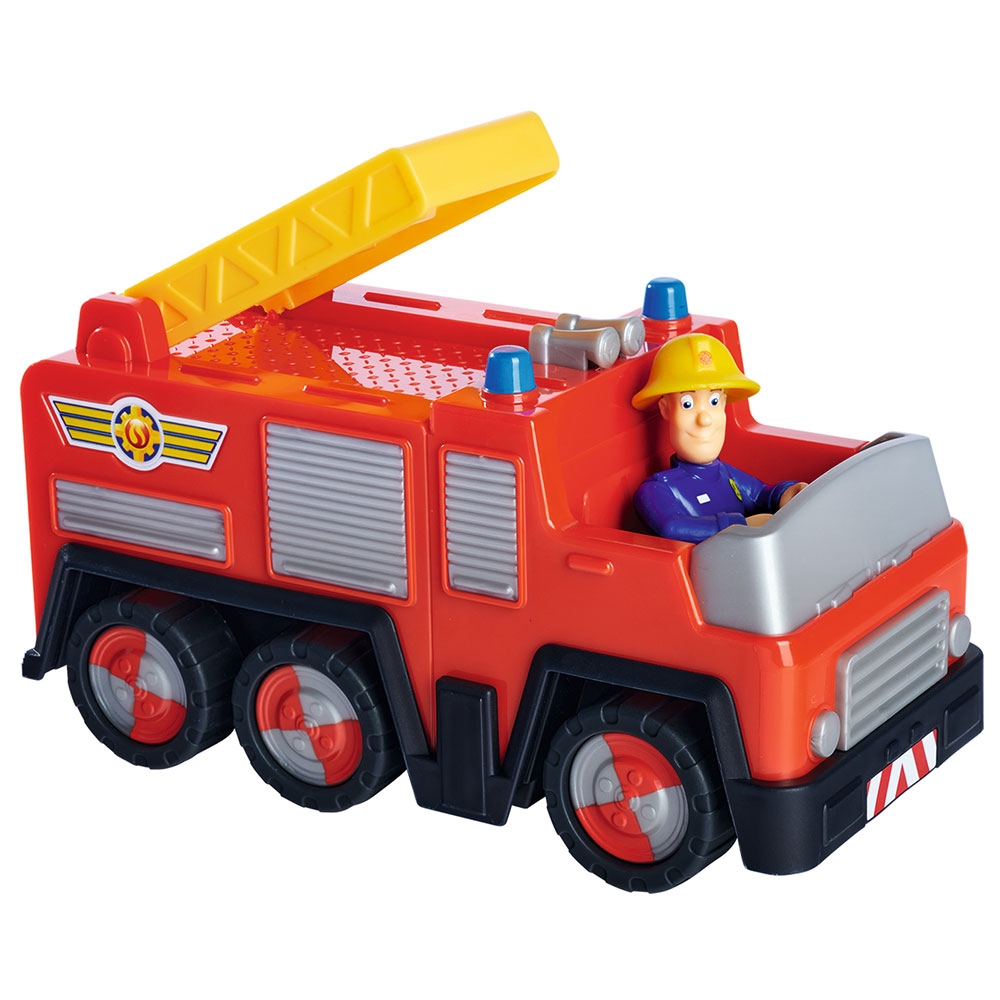 Masina de pompieri Simba Fireman Sam Jupiter cu figurina Sam Masina de pompieri Simba Fireman Sam Jupiter cu figurina Sam