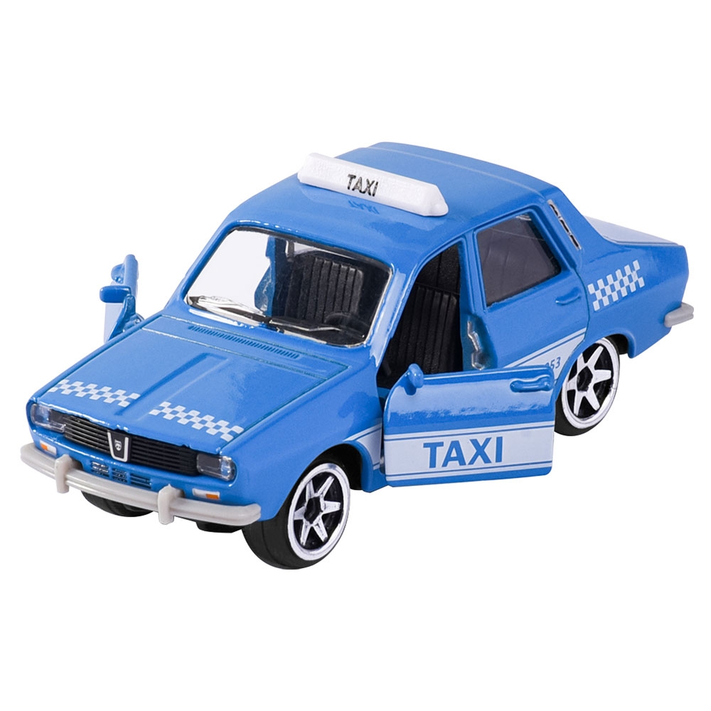 Masinuta Majorette Dacia 1300 taxi albastru Masinuta Majorette Dacia 1300 taxi albastru