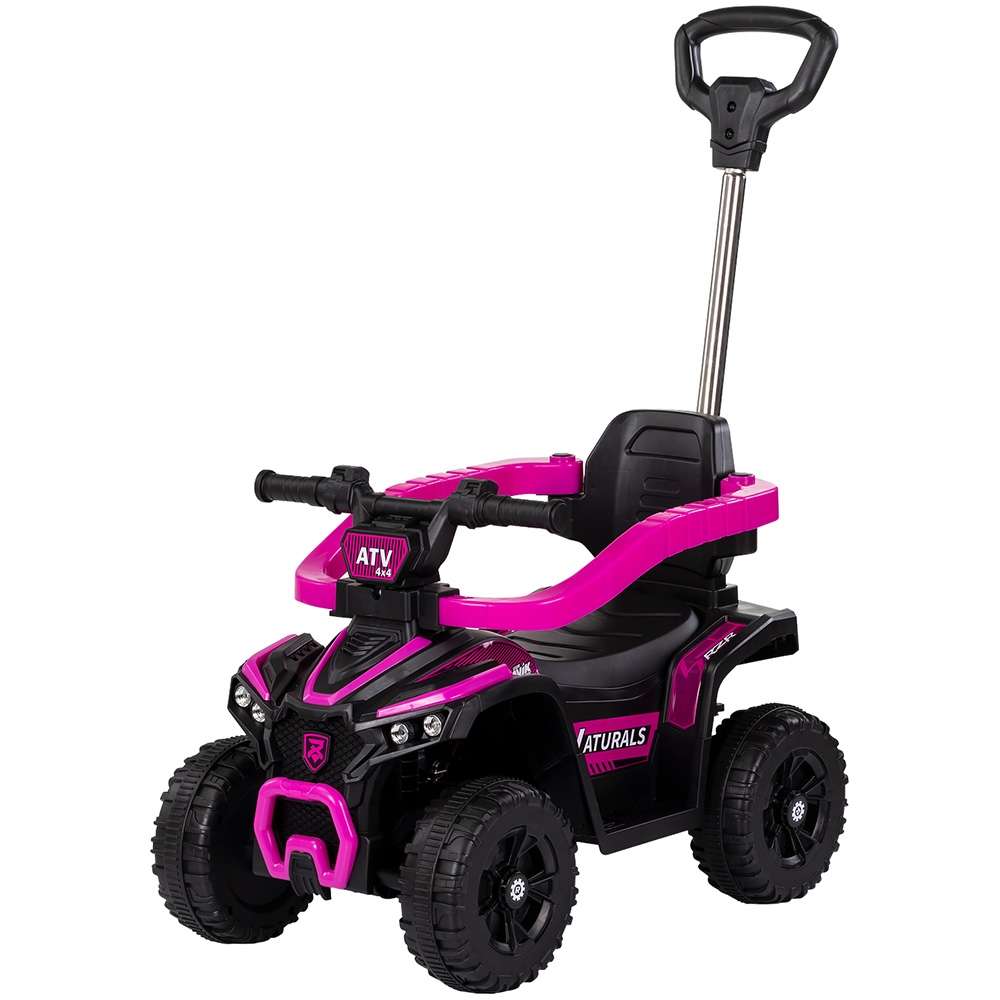 Masinuta de impins Chipolino ATV cu maner pink Masinuta de impins Chipolino ATV cu maner pink