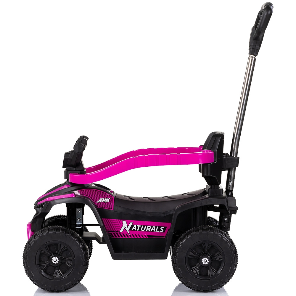 Masinuta de impins Chipolino ATV cu maner pink - imagine 4