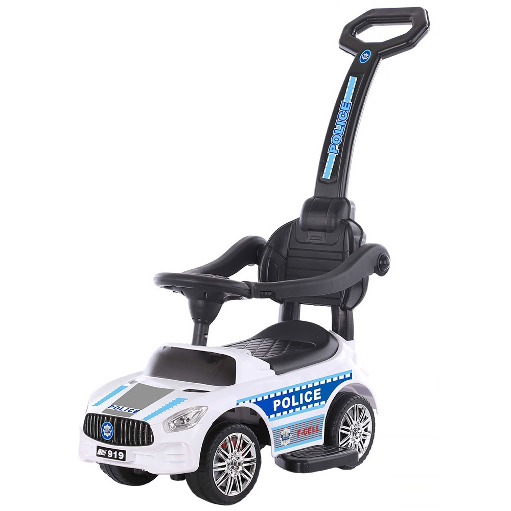 Masinuta de impins Chipolino Police white cu maner Masinuta de impins Chipolino Police white cu maner