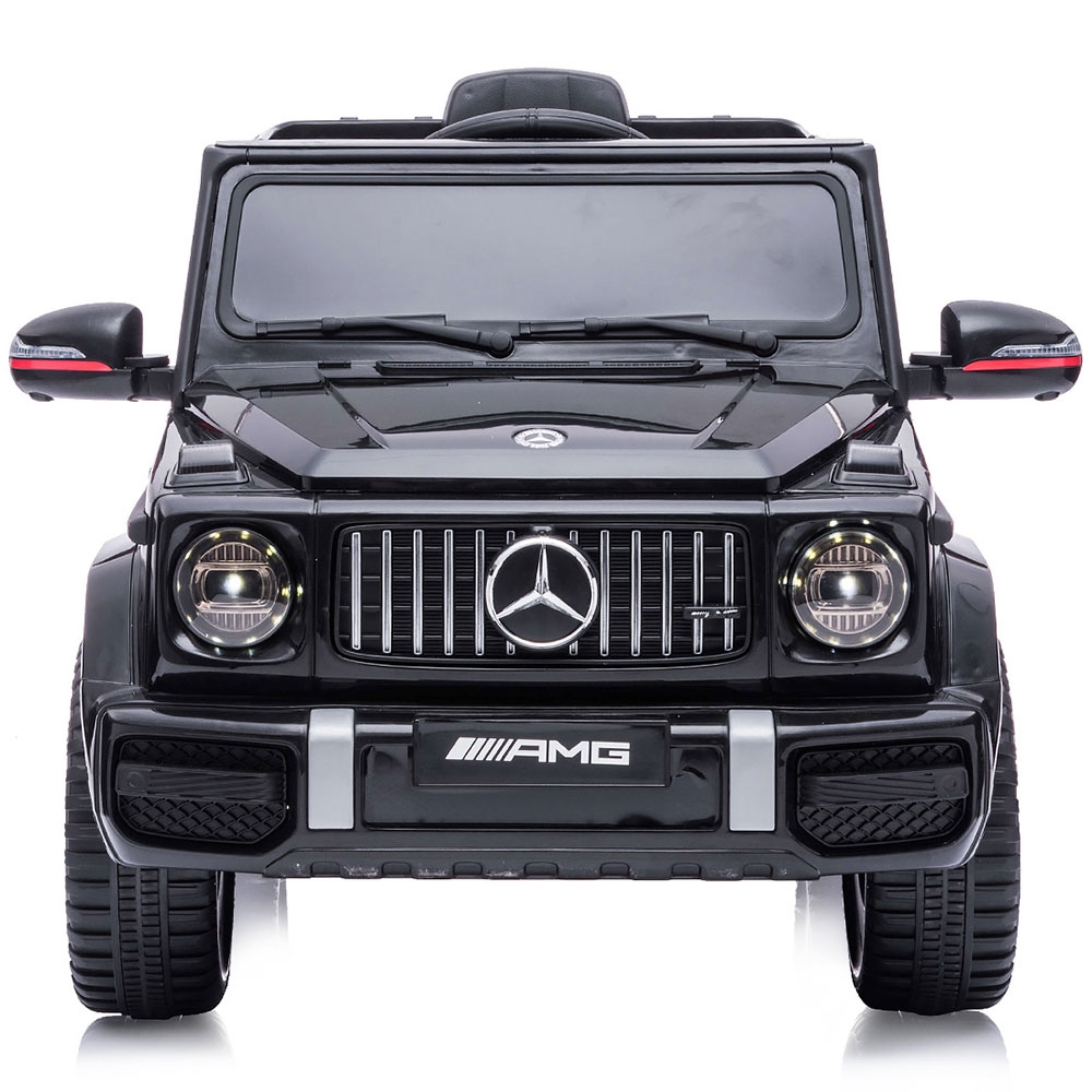 Masinuta electrica Chipolino SUV Mercedes G63 AMG cu scaun din piele si roti EVA black - imagine 3