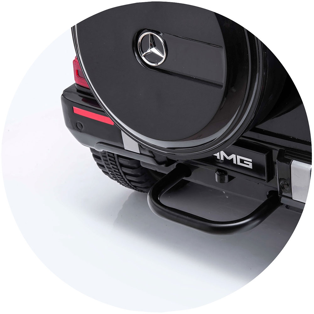 Masinuta electrica Chipolino SUV Mercedes G63 AMG cu scaun din piele si roti EVA black - imagine 13