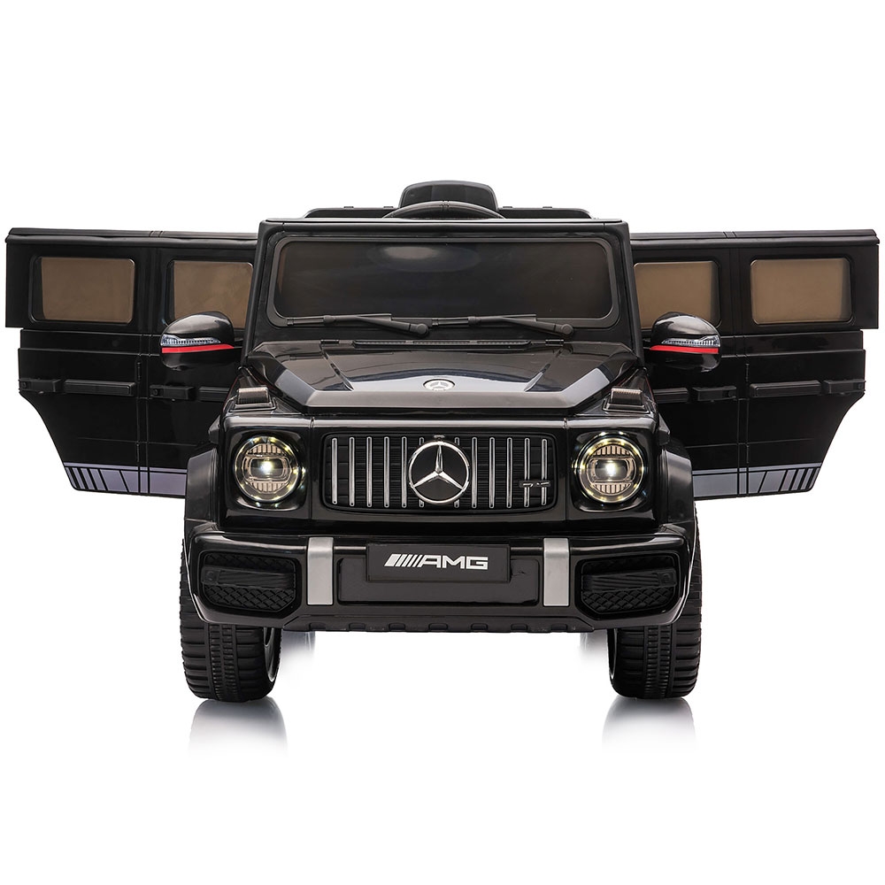 Masinuta electrica Chipolino SUV Mercedes G63 AMG cu scaun din piele si roti EVA black - imagine 4