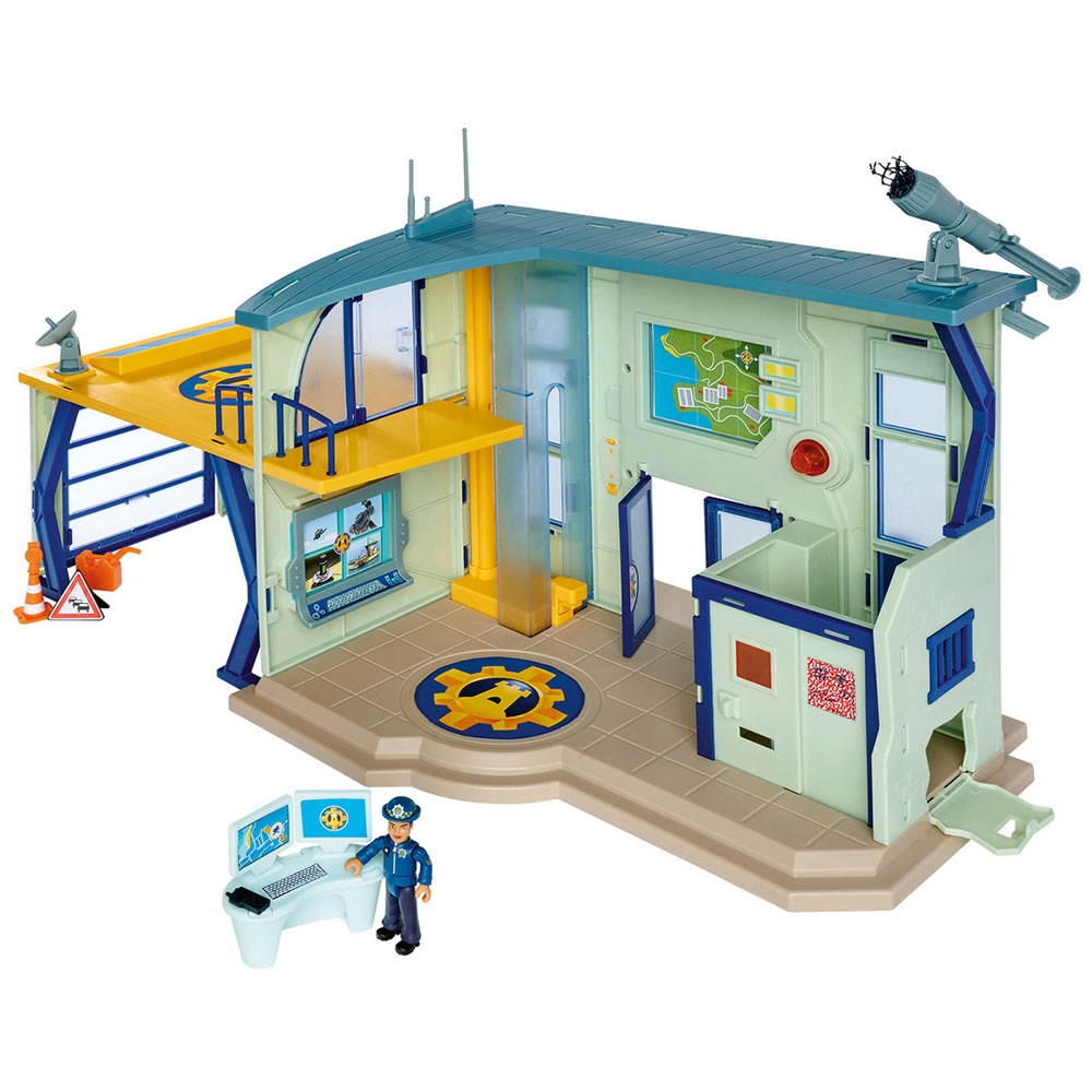 Pista de masini Simba Fireman Sam Police Station cu figurina Pista de masini Simba Fireman Sam Police Station cu figurina