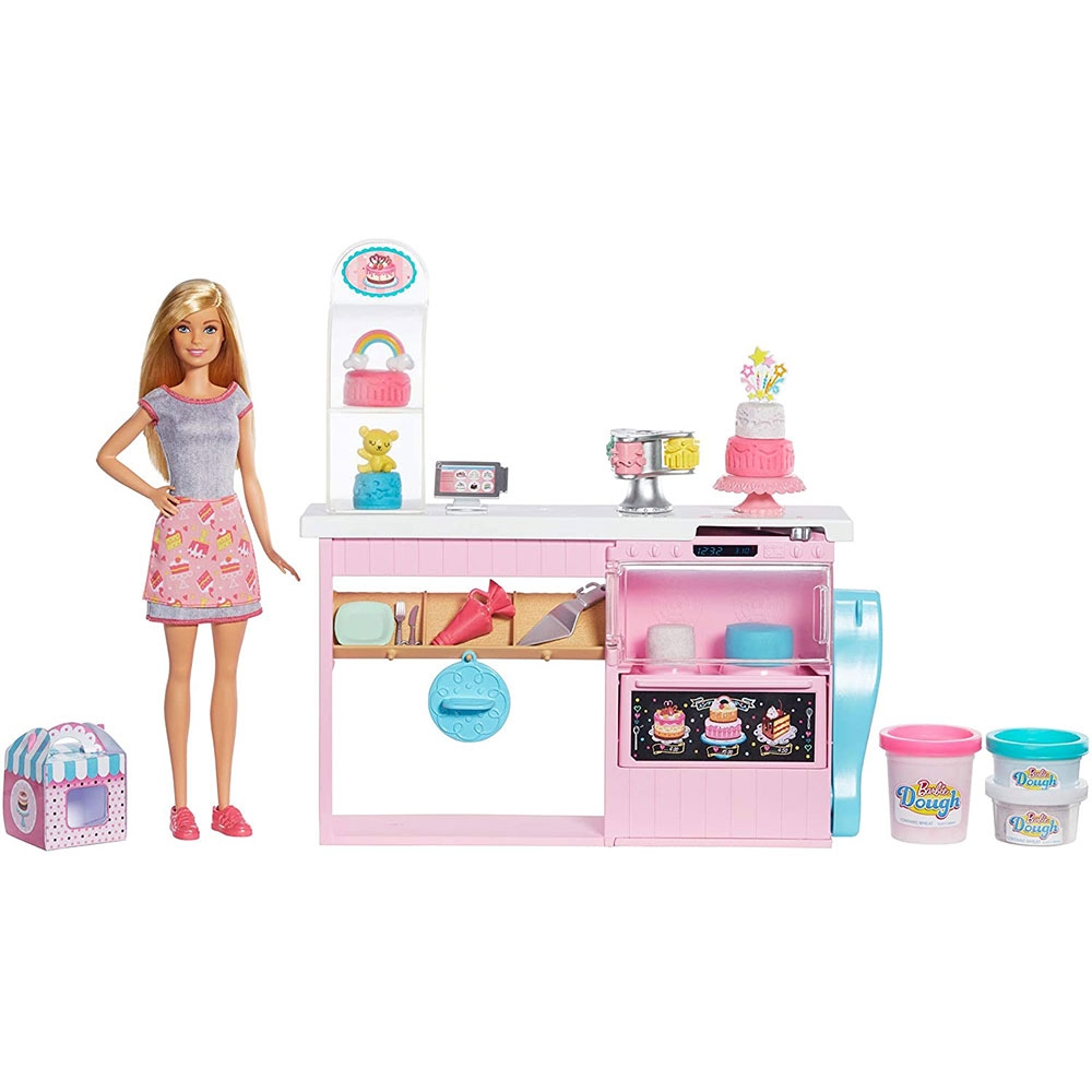 Set Barbie by Mattel I can be Papusa cu cofetarie GFP59 Set Barbie by Mattel I can be Papusa cu cofetarie GFP59