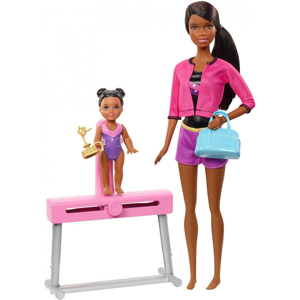 Set Barbie by Mattel I can be Sport 2 papusi cu accesorii FXP40 Set Barbie by Mattel I can be Sport 2 papusi cu accesorii FXP40