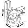 Set spalatorie Smoby Rowenta Wash&Clean Laundry maro cu 17 accesorii Set spalatorie Smoby Rowenta Wash&Clean Laundry maro cu 17 accesorii