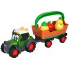 Tractor Simba ABC Freddy Fruit Trailer 30 cm cu lumini, sunete si accesorii Tractor Simba ABC Freddy Fruit Trailer 30 cm cu lumini, sunete si accesorii