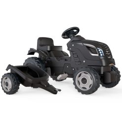 Alternative view of Tractor cu pedale si remorca Smoby Farmer XL negru