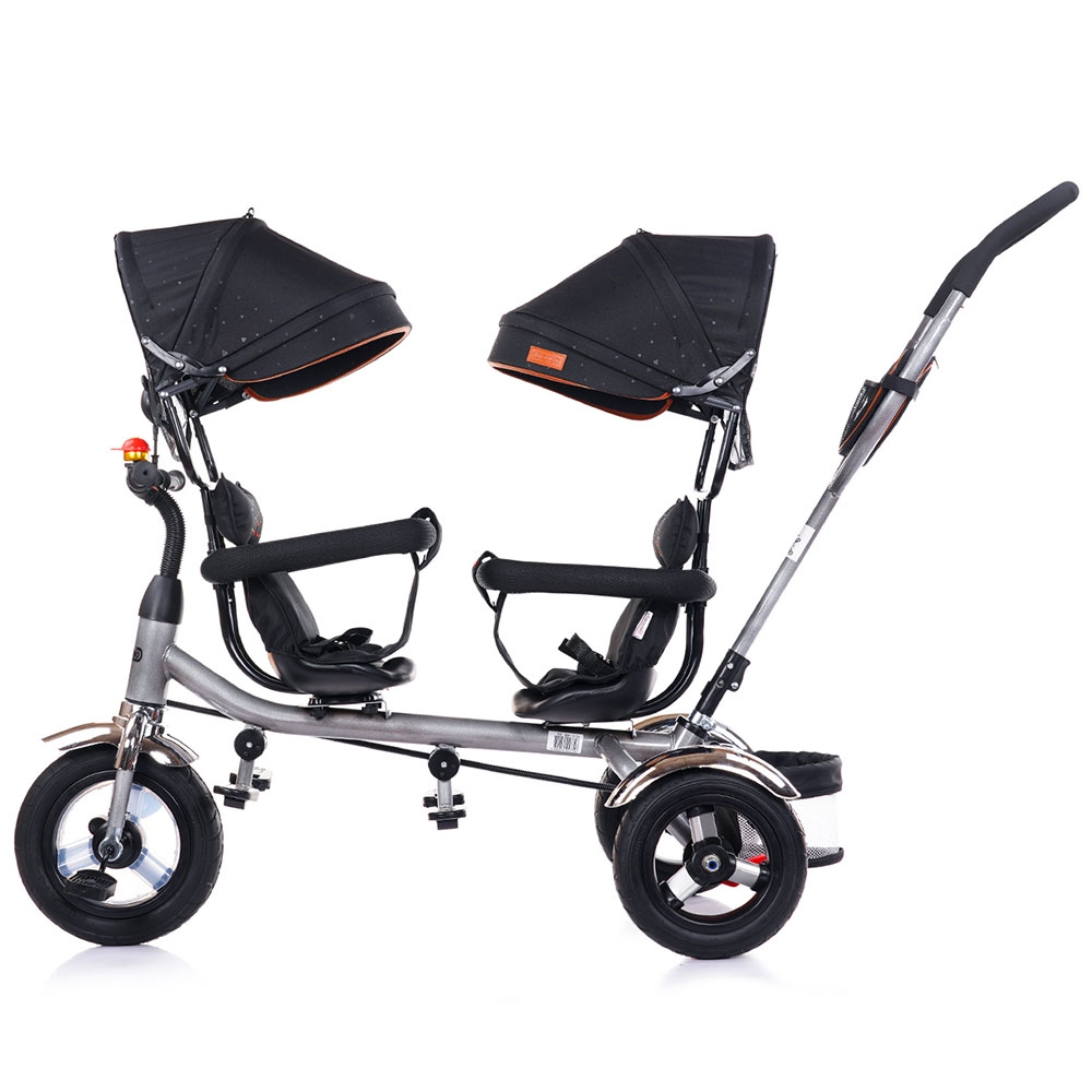 Tricicleta gemeni Chipolino 2Play raven - imagine 3