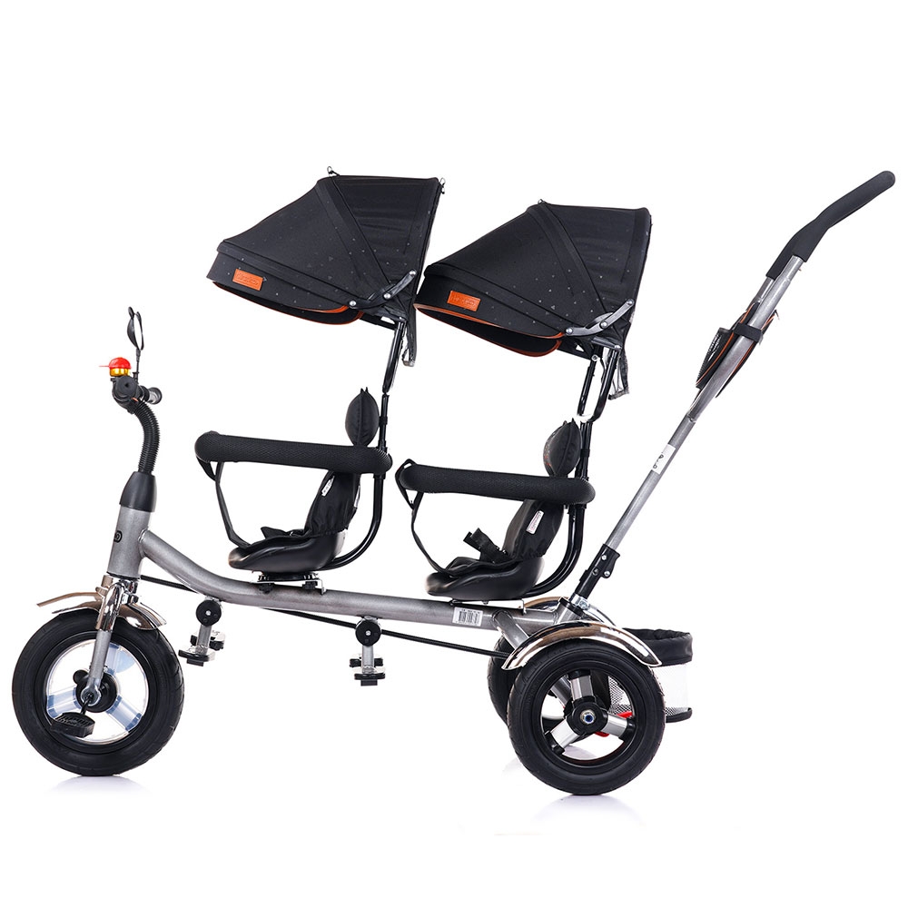 Tricicleta gemeni Chipolino 2Play raven - imagine 2