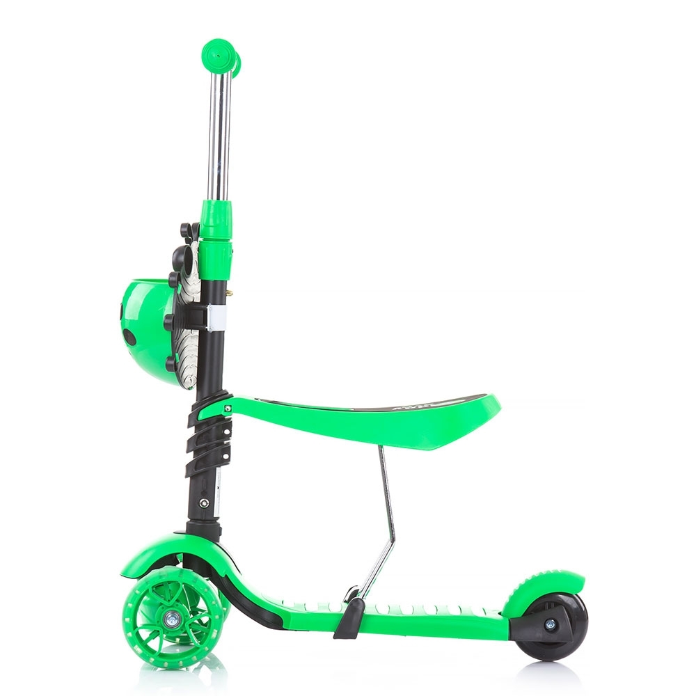 Trotineta Chipolino Kiddy Evo 3 in 1 cu maner lime - imagine 5