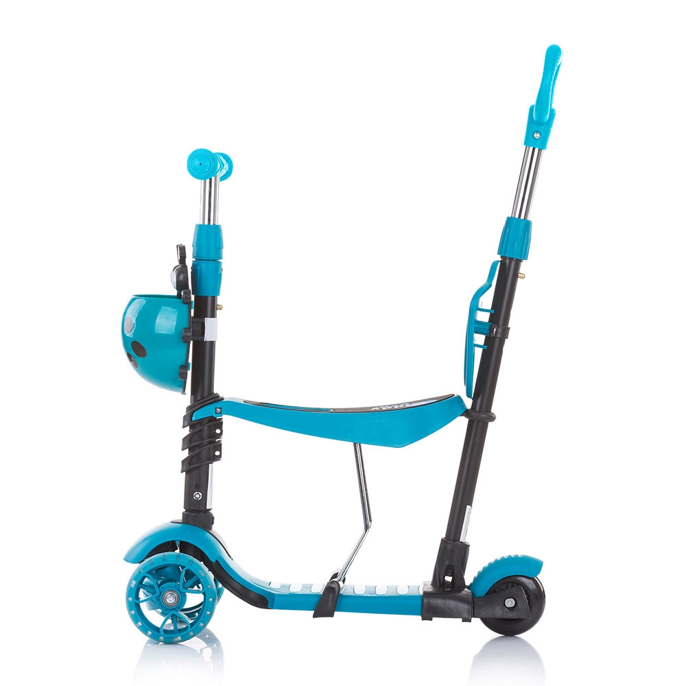 Trotineta Chipolino Kiddy Evo 3 in 1 cu maner ocean - imagine 2