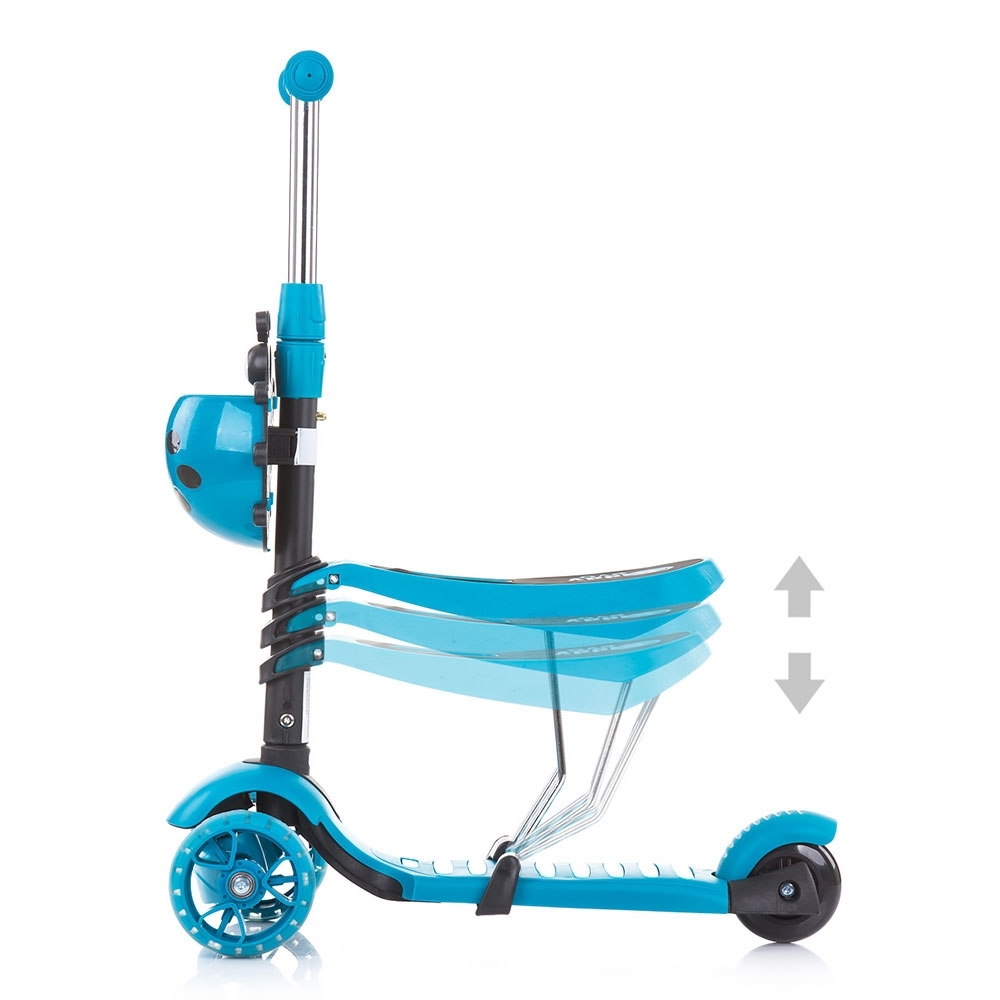 Trotineta Chipolino Kiddy Evo 3 in 1 cu maner ocean - imagine 6