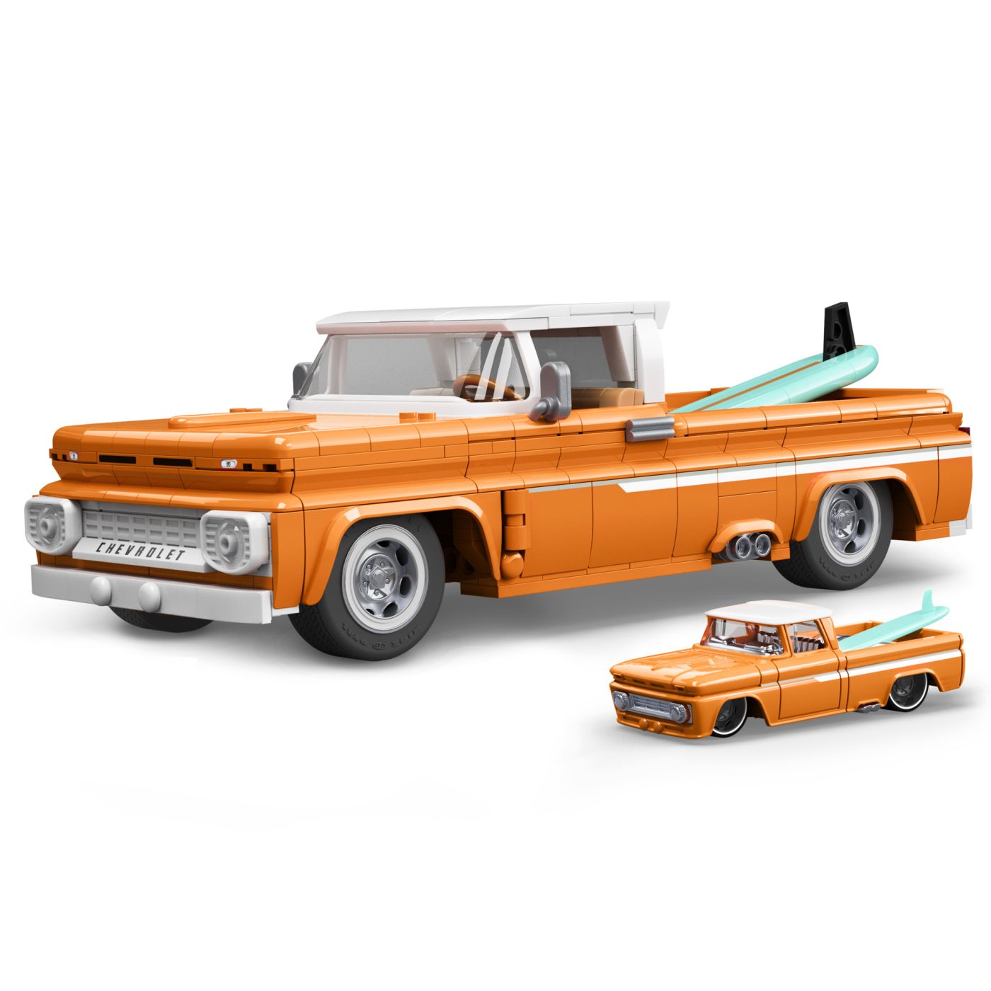 HOT WHEELS ELITE SERIES SET DE CONSTRUCTII CAMIONETA PERSONALIZATA CHEVROLET 1962 - imagine 3