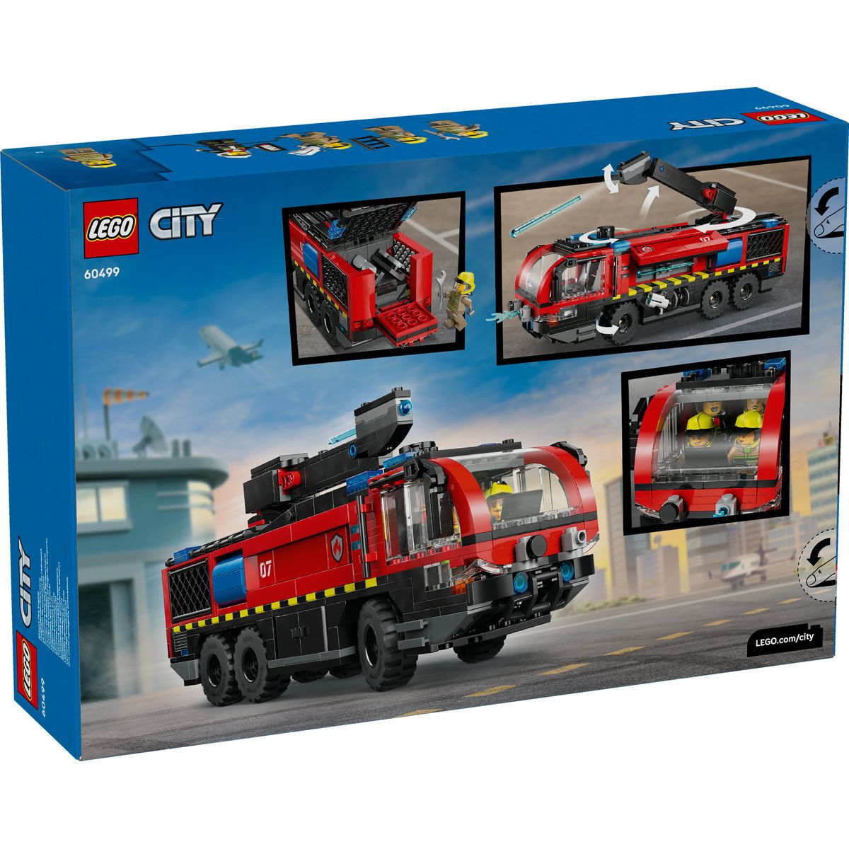 LEGO CITY AUTOSPECIALA DE POMPIERI LA AEROPORT 60499 - imagine 5