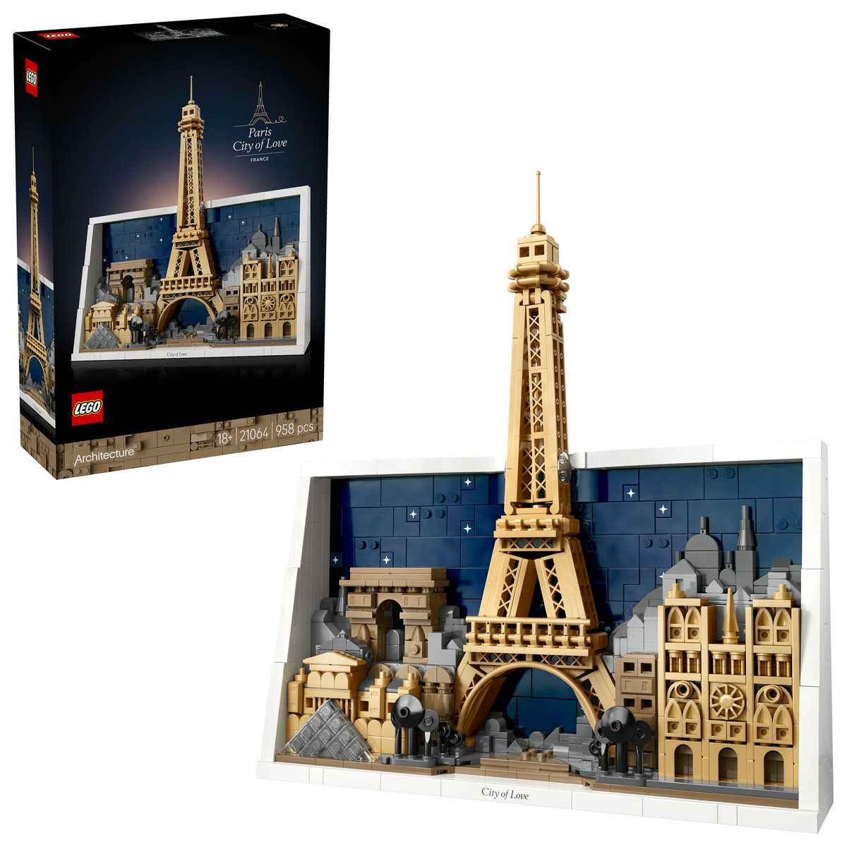 LEGO ARHITECTURE ORASUL IUBIRII 21064 - imagine 2