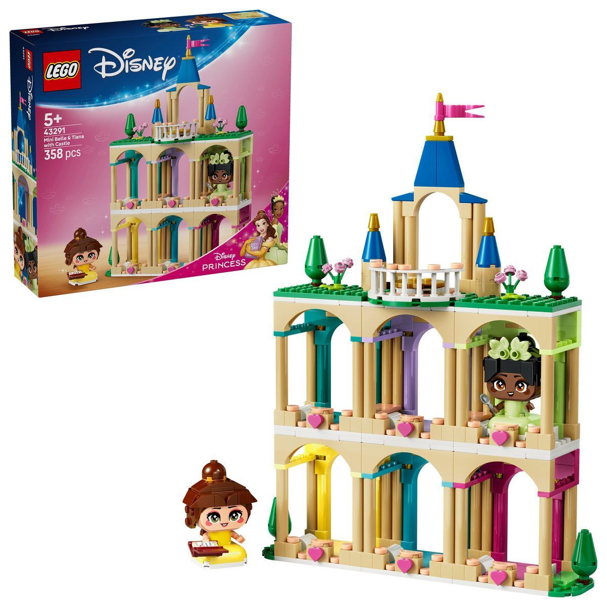 LEGO DISNEY PRINCESS MINIPRINTESELE BELLE SI TIANA LA CASTEL 43291 LEGO DISNEY PRINCESS MINIPRINTESELE BELLE SI TIANA LA CASTEL 43291