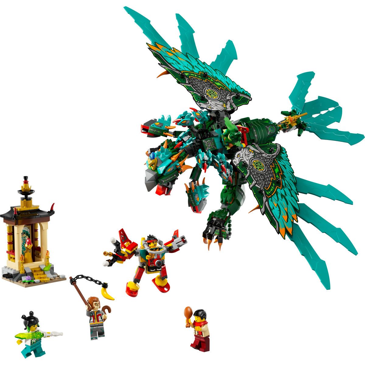 LEGO MONKIE KID BESTIA CU NOUA CAPETE 80056 - imagine 4