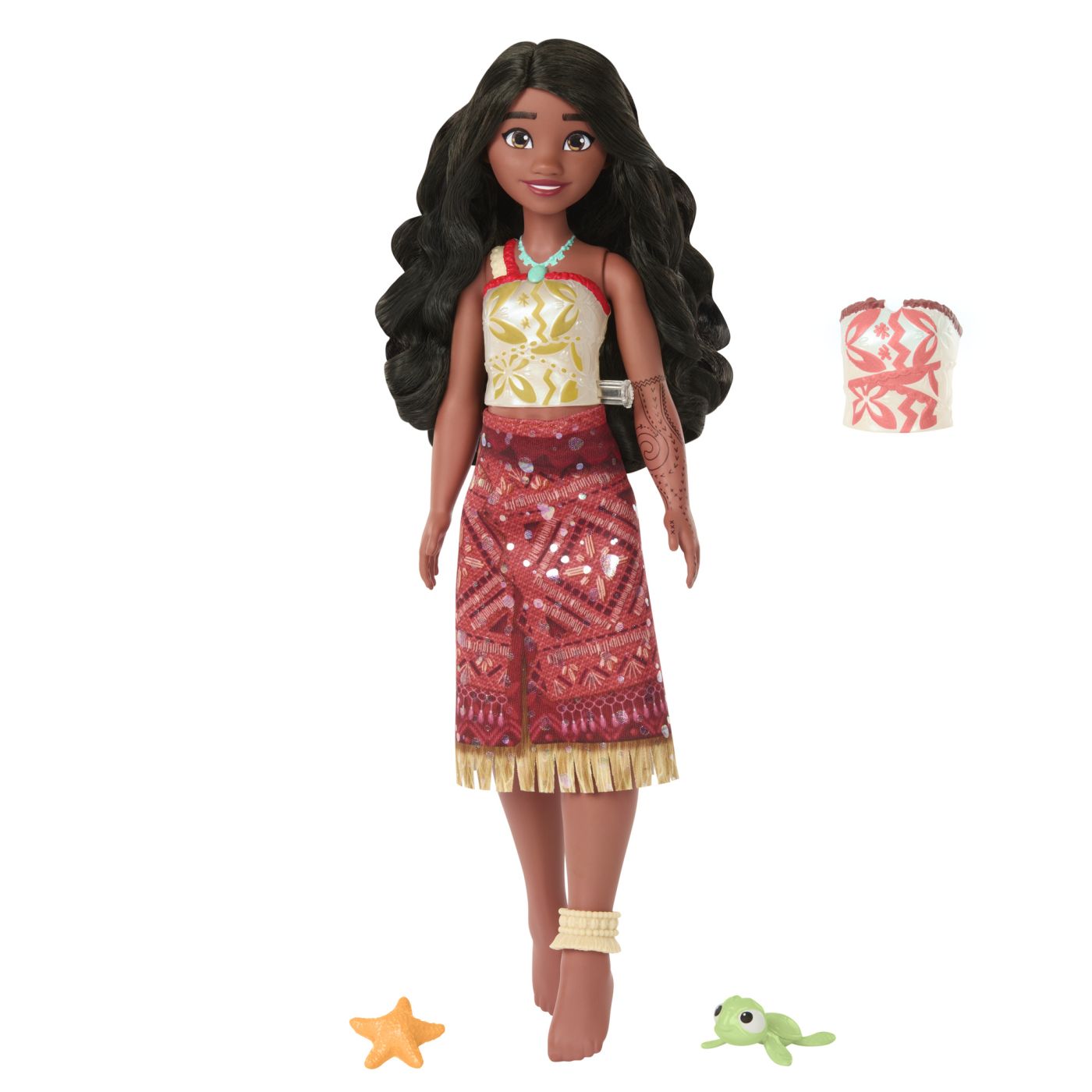 DISNEY PRINCESS COLOR CHANGE SET PAPUSA VAIANA INNOT CU ACCESORII - imagine 3