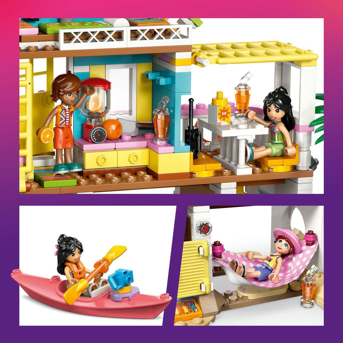 LEGO FRIENDS CASA PE PLAJA CU FOCI 42699 - imagine 6