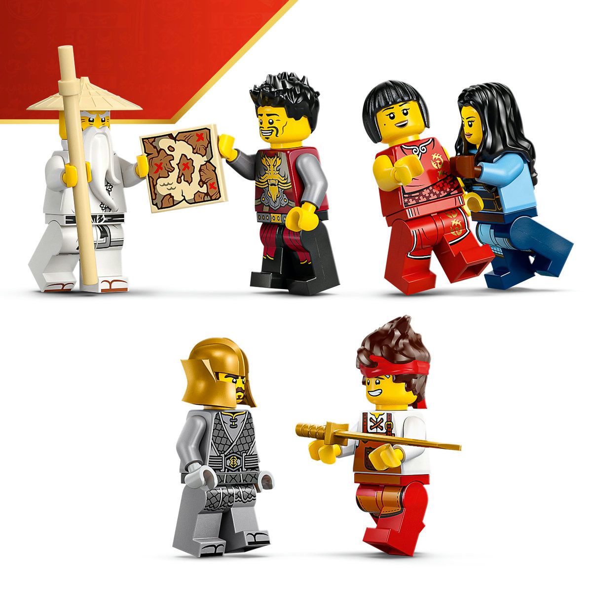 LEGI NINJAGO FIERARUL PATRU ARME LA A 15 A ANIVERSARE 71858 - imagine 6