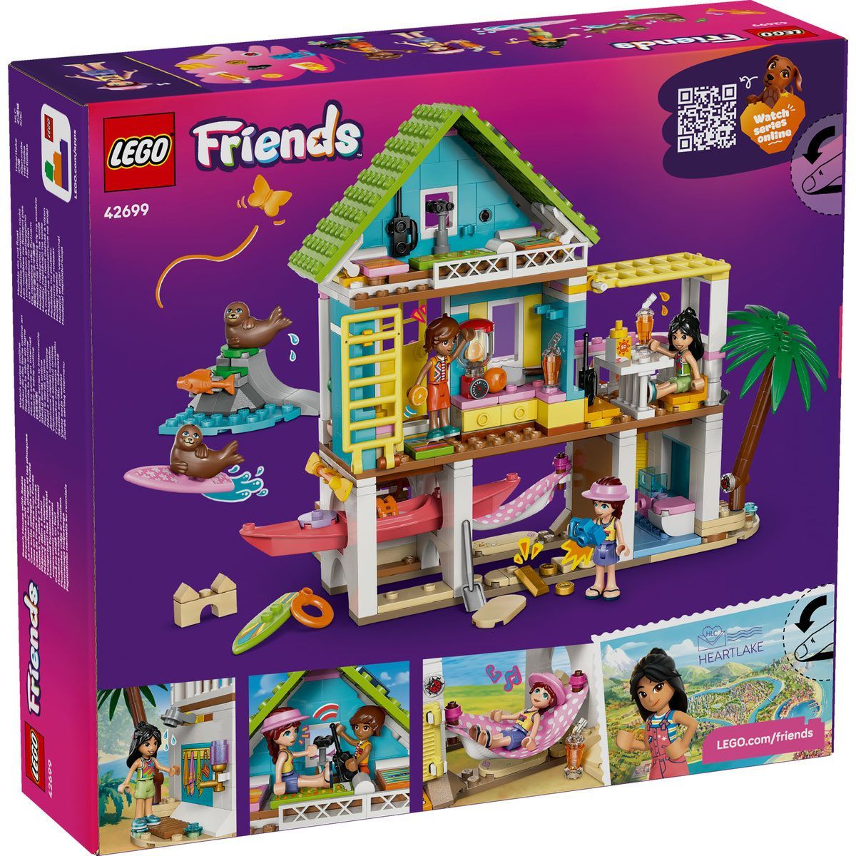 LEGO FRIENDS CASA PE PLAJA CU FOCI 42699 - imagine 10