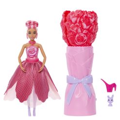 Alternative view of BARBIE PETAL POP SET PAPUSA BARBIE TRANDAFIR ROSU SI ACCESORII