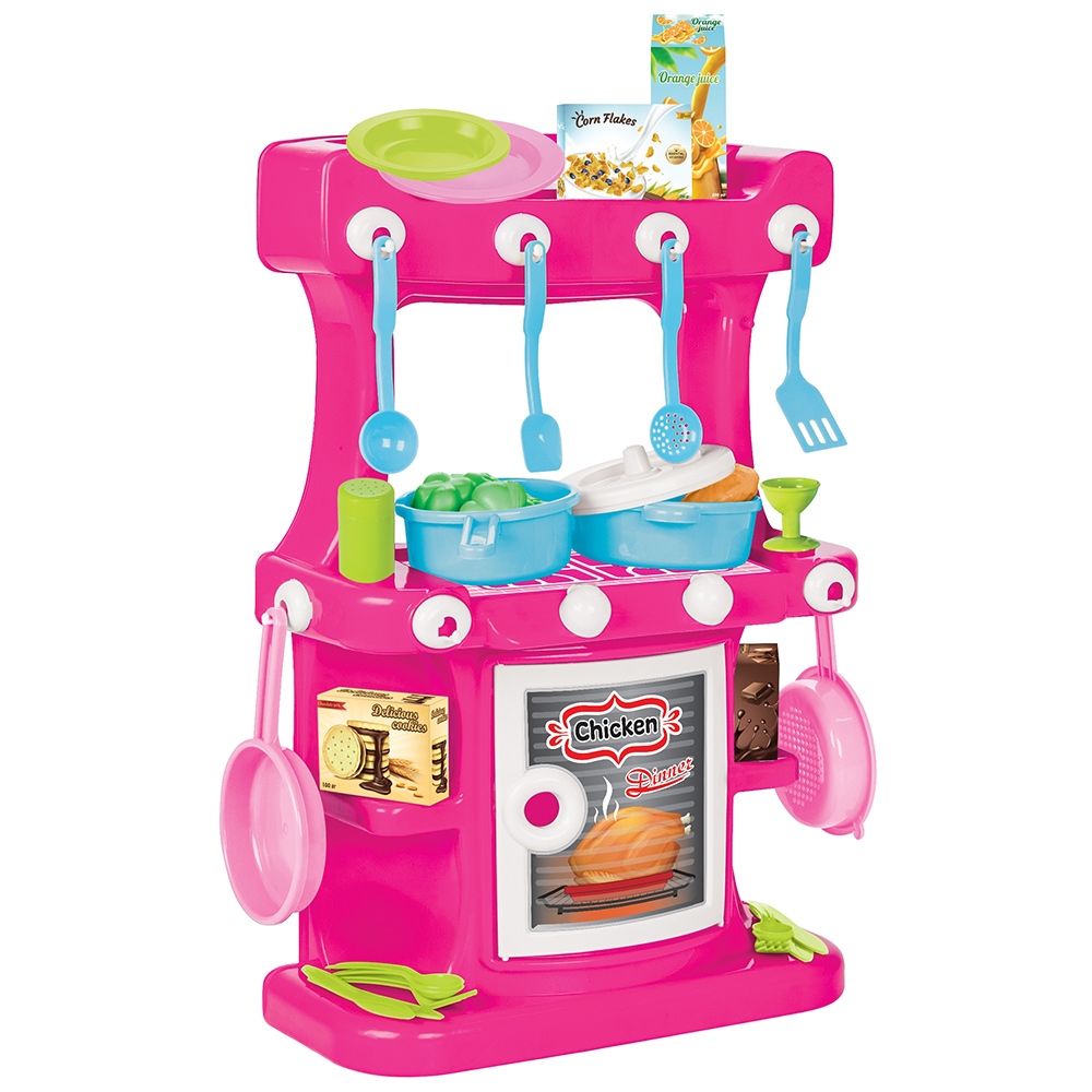 Bucatarie Pilsan Hamarat Kitchen Set pink Bucatarie Pilsan Hamarat Kitchen Set pink