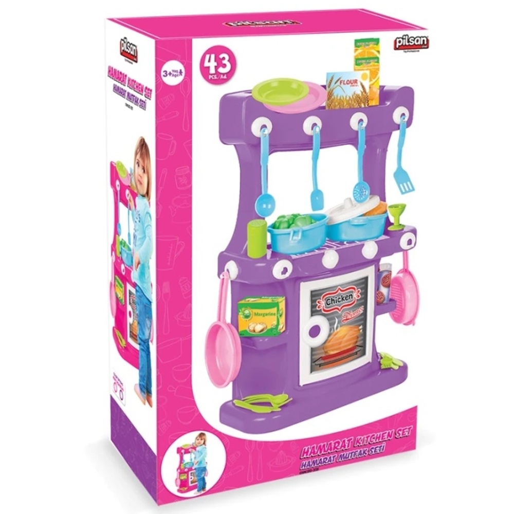 Bucatarie Pilsan Hamarat Kitchen Set purple - imagine 2