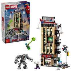 Alternative view of LEGO MARVEL OMUL PAIANJEN VS MYSTERIO DAILY BUGLE 76342