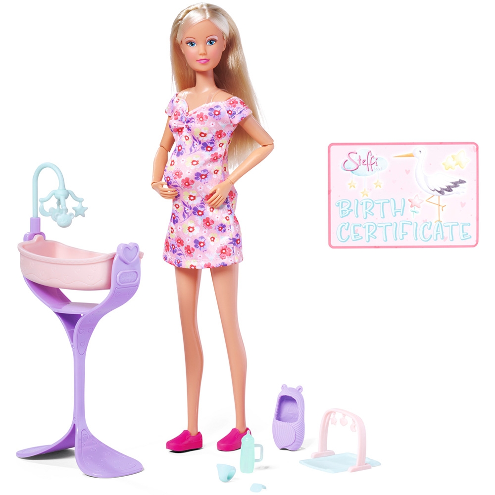 Papusa Simba Steffi Love Hello Baby 29 cm cu accesorii - imagine 7