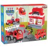 Set constructie Pilsan Double Blocks Fire Station 76 piese Set constructie Pilsan Double Blocks Fire Station 76 piese