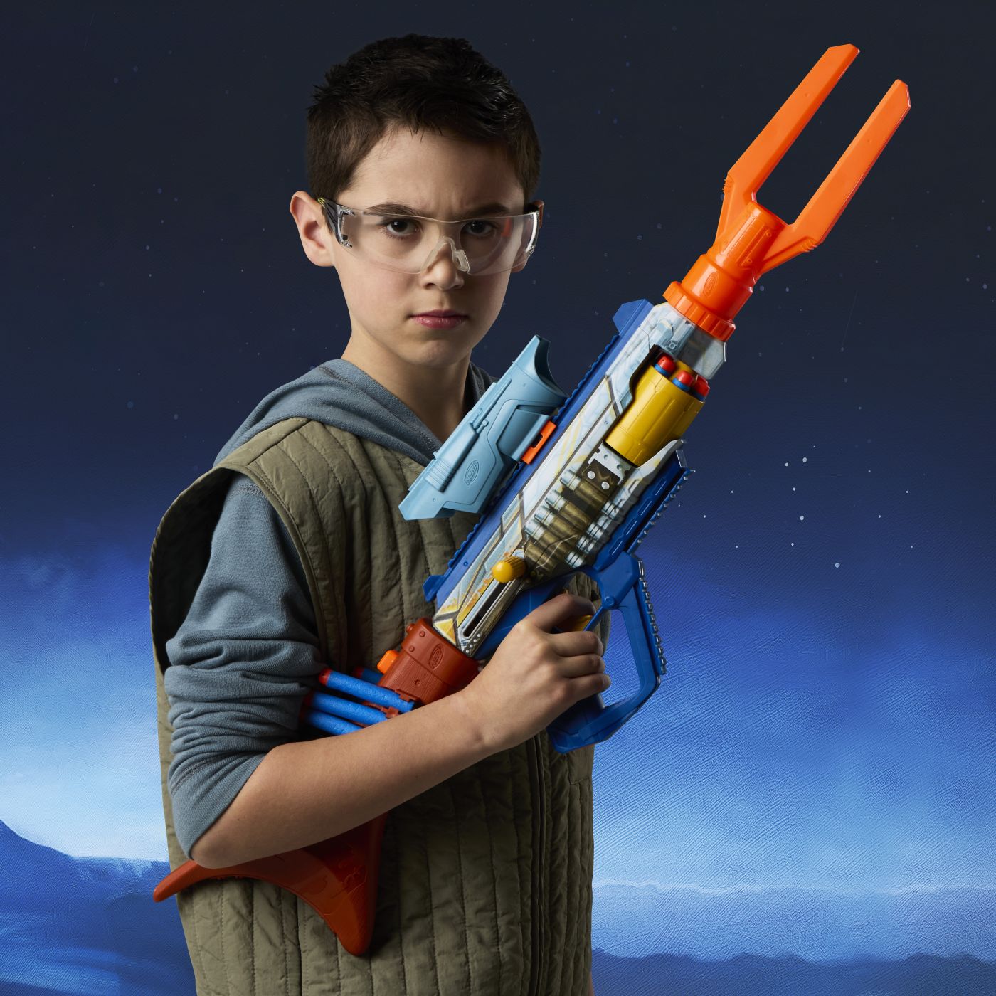 NERF BLASTER ELITE STAR WARS MANDALORIAN SI GROGU 8IN1 - imagine 5